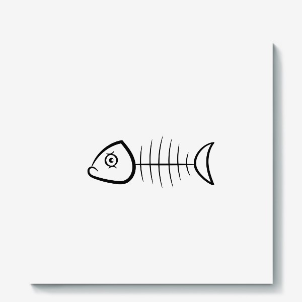 Холст «Fish logo»