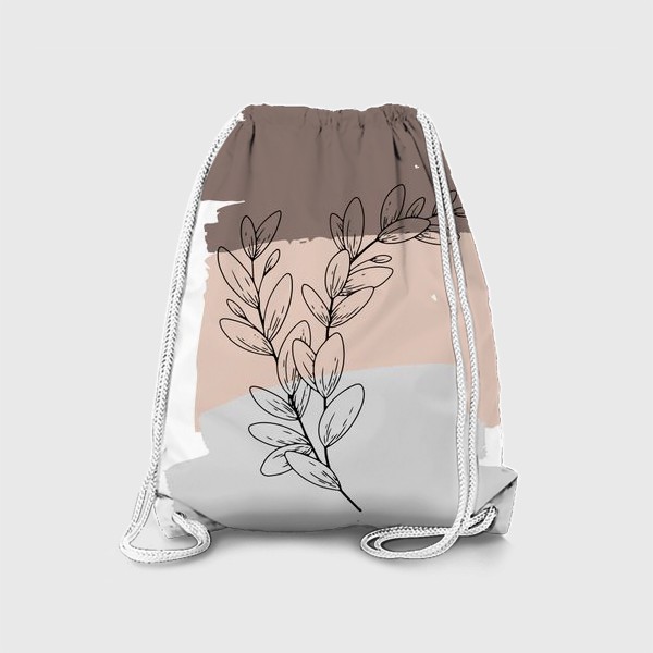 Рюкзак « Принт с растением»