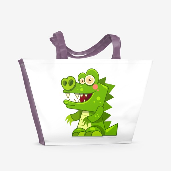 Пляжная сумка «crocodile»