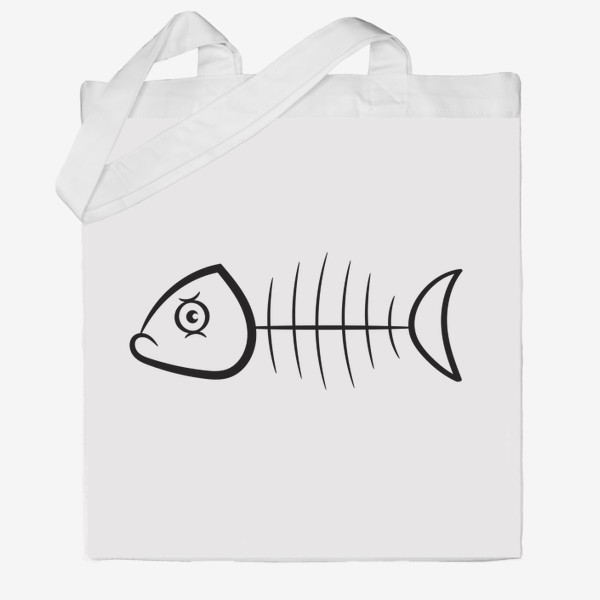 Сумка хб «Fish logo»