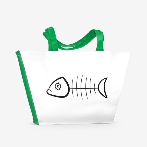 Пляжная сумка «Fish logo»