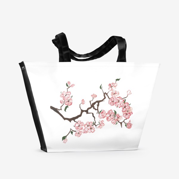 Пляжная сумка «Сакура. Весна вдохновляет!»