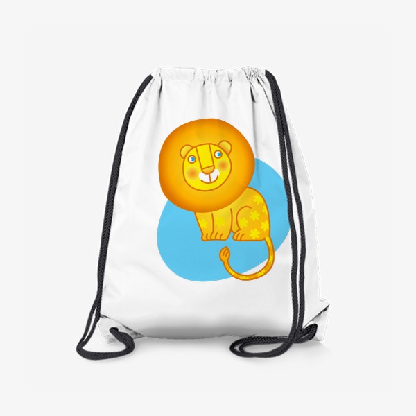 Рюкзак «Мультяшный желтый лев»