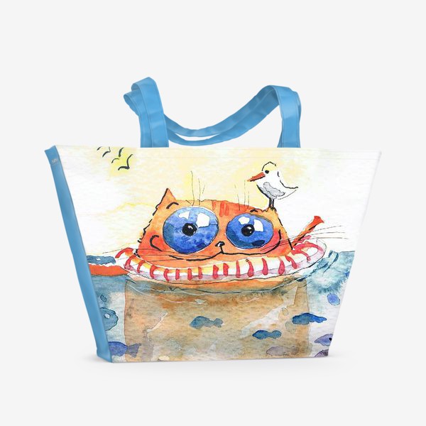 Пляжная сумка «На дне морском»