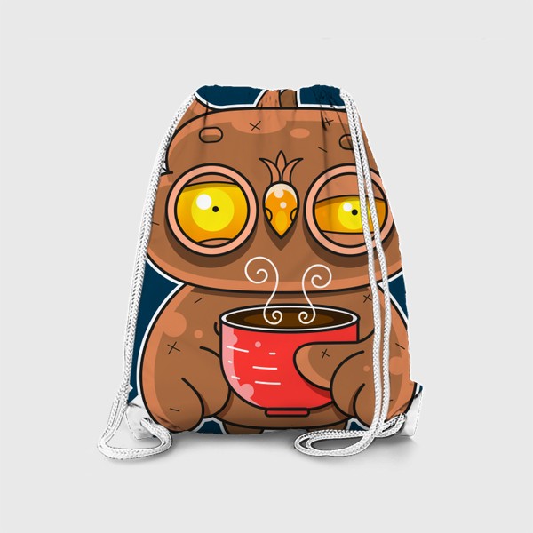 Рюкзак «Owl coffee art»