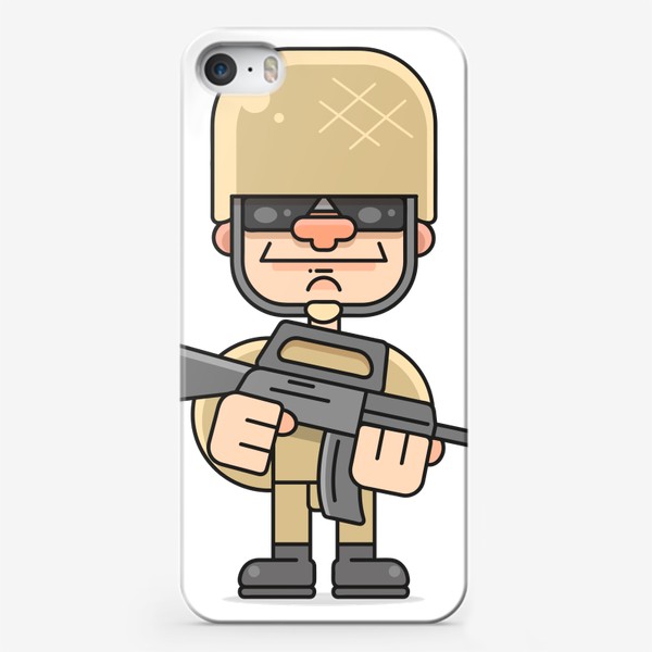 Чехол iPhone «American military man»