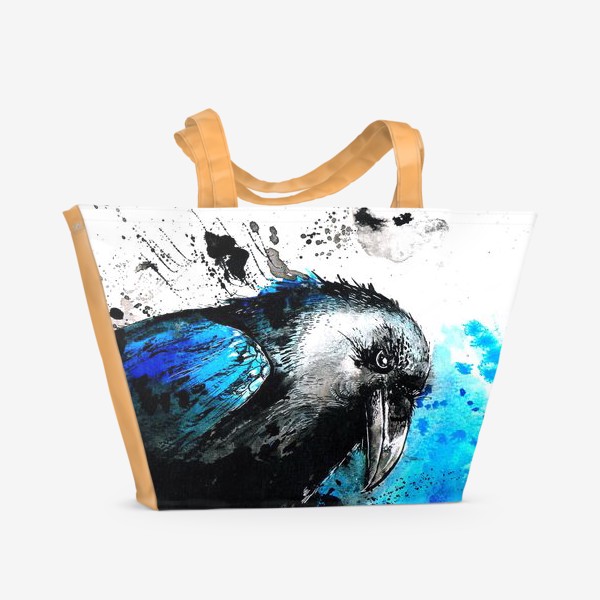 Пляжная сумка «Ворон»