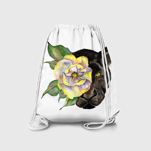 Рюкзак «Пантера цветок»
