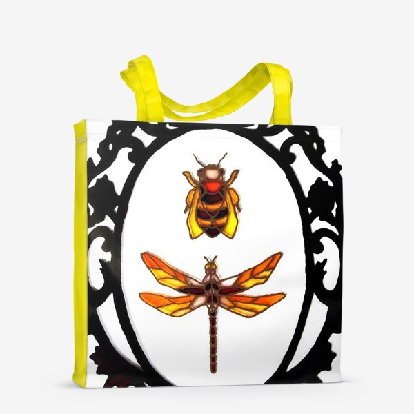 Сумка-шоппер «"Пчела и стрекоза"»