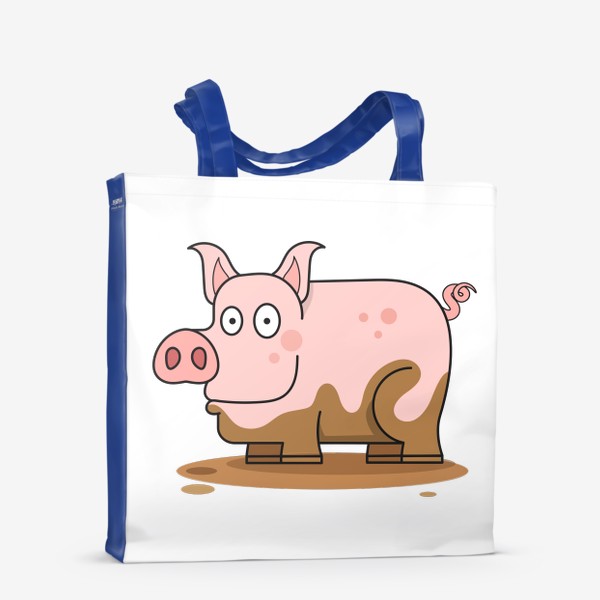 Сумка-шоппер «pig in mud »