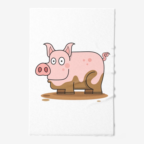 Полотенце «pig in mud »