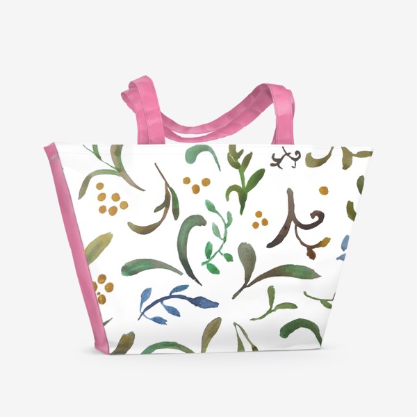 Пляжная сумка «Растительные мотивы»