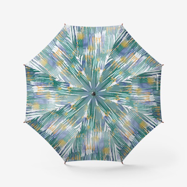 Зонт «мазки краски голубые»