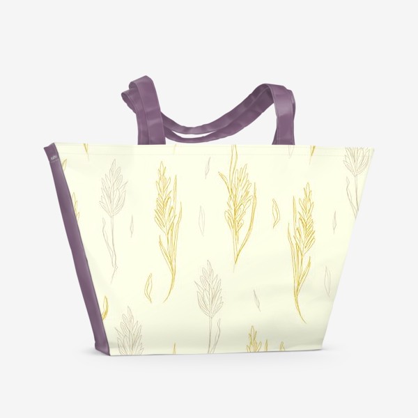 Пляжная сумка &laquo;луговые травы&raquo;