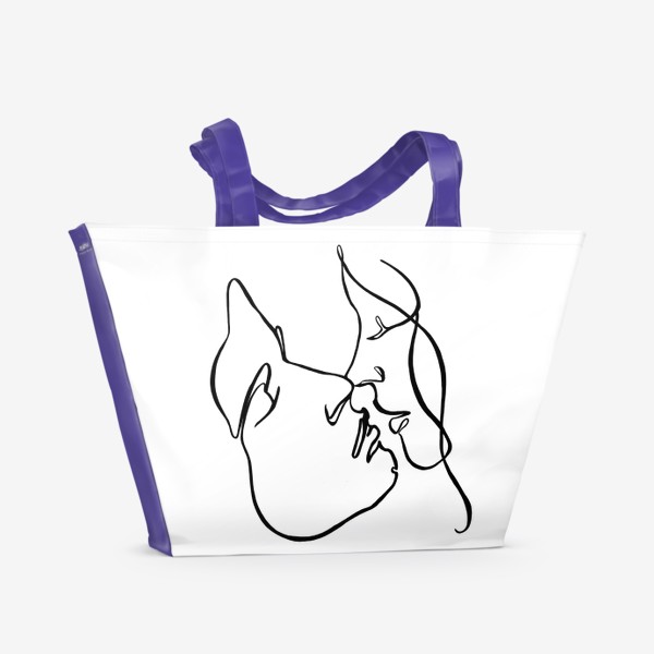 Пляжная сумка «Первый поцелуй»