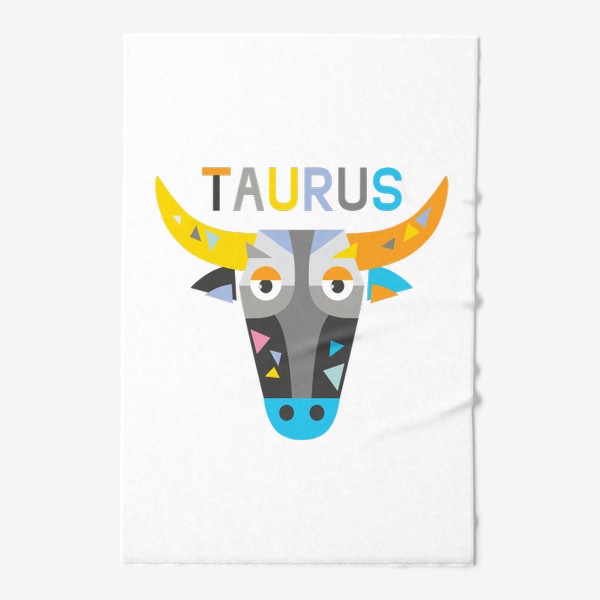 Полотенце «Taurus. Знак зодиака Телец»