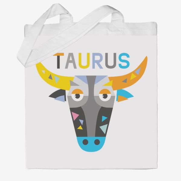 Сумка хб «Taurus. Знак зодиака Телец»