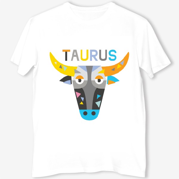 Футболка «Taurus. Знак зодиака Телец»