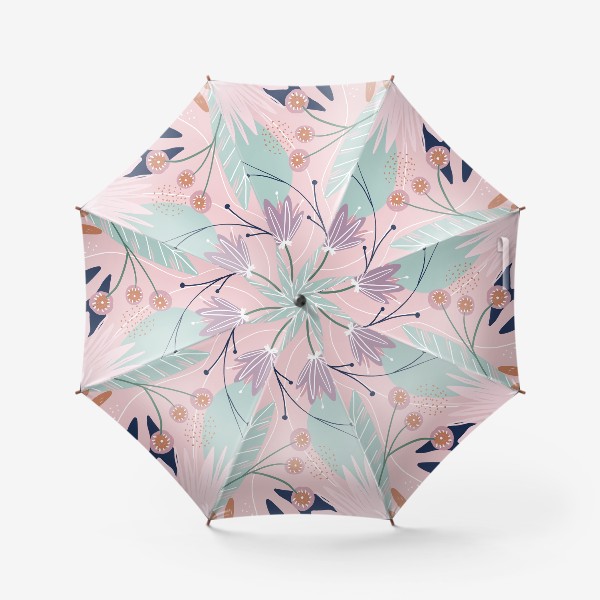 Зонт &laquo;Абстрактные цветы&raquo;