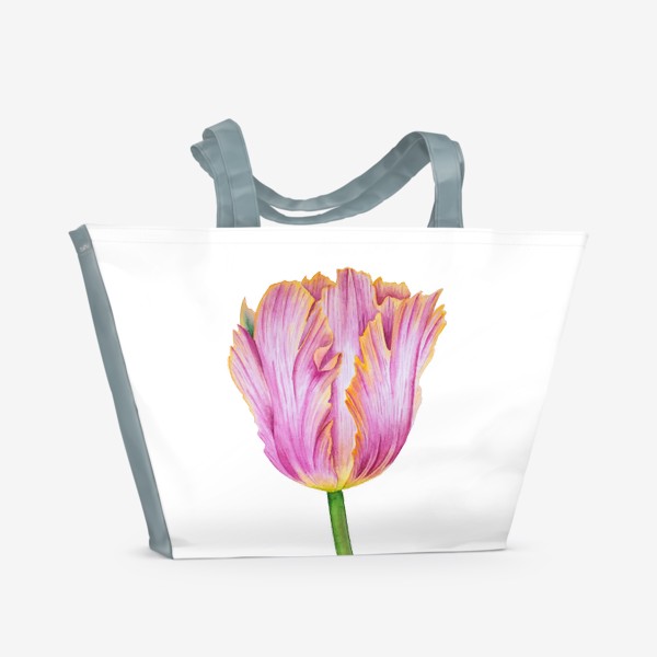 Пляжная сумка «Яркий тюльпан»
