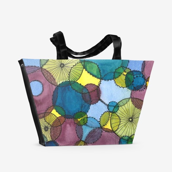 Пляжная сумка «паттерн абстракция»