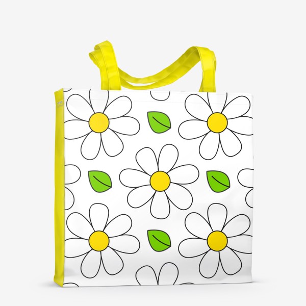 Сумка-шоппер «Seamless Daisy pattern»