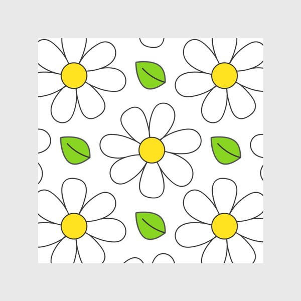 Скатерть «Seamless Daisy pattern»
