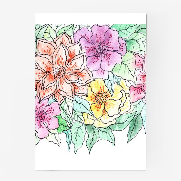 Постер «Цветы»