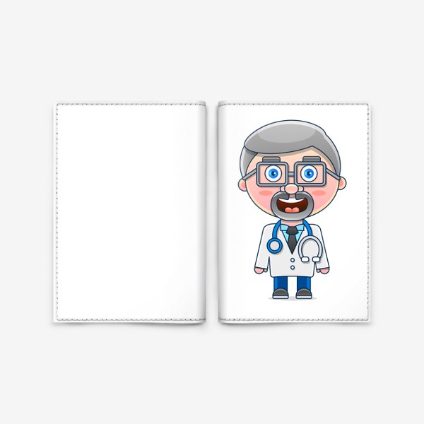 Обложка для паспорта «Doctor»