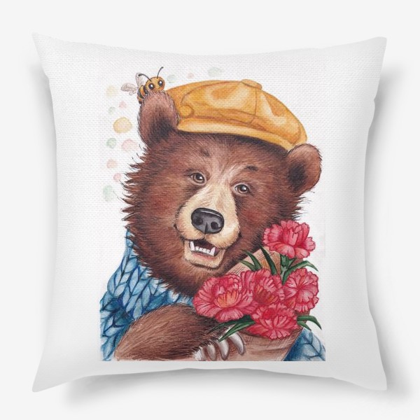 Подушка «Подарочный Медведь»