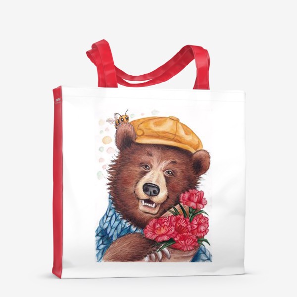 Сумка-шоппер &laquo;Подарочный Медведь&raquo;
