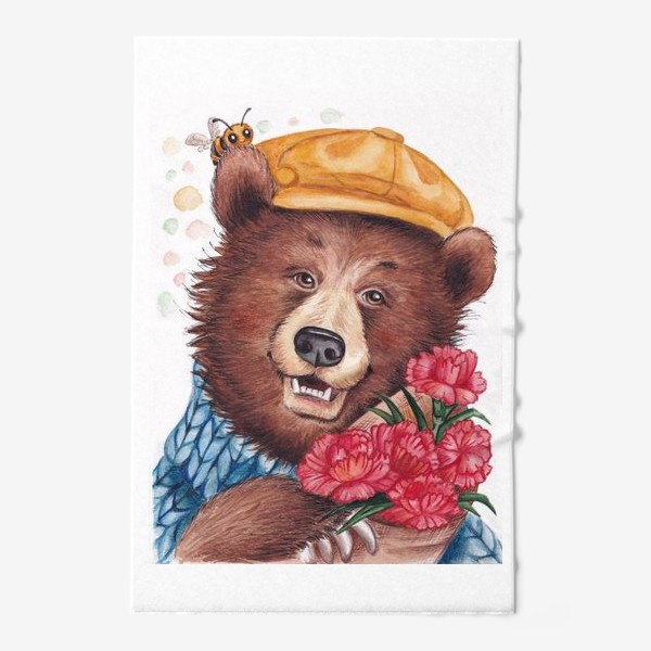 Полотенце «Подарочный Медведь»