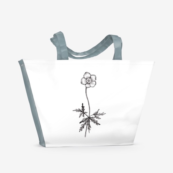Пляжная сумка «Лютики цветочки...»