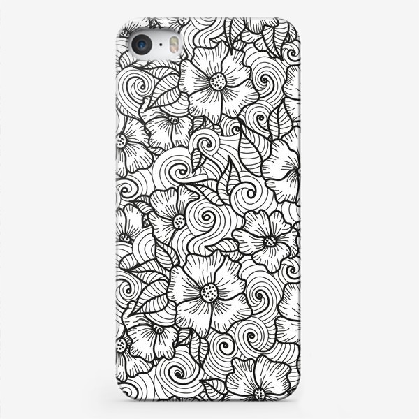 Чехол iPhone «Цветы (зеатлинг)»