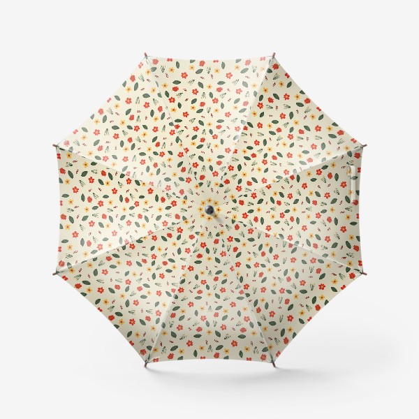 Зонт «цветочный паттерн / herb»