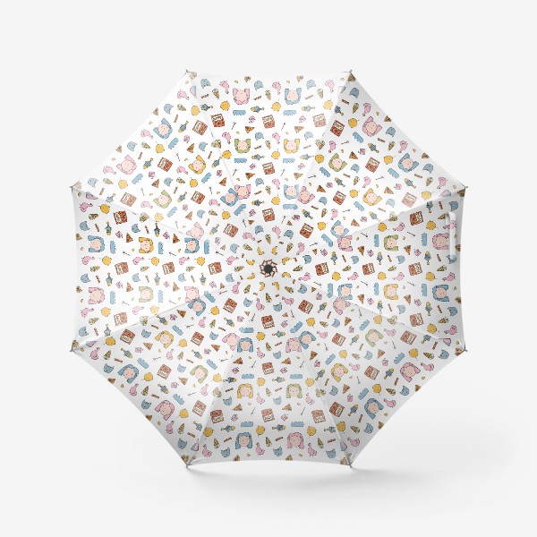 Зонт «детский набор необходимого / childish pattern»