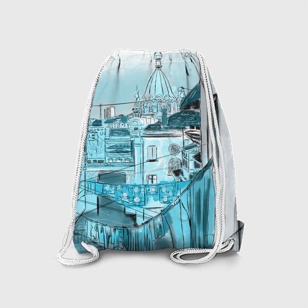 Рюкзак «Город в голубых тонах»