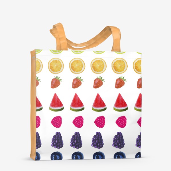 Сумка-шоппер «Ягоды и фрукты»