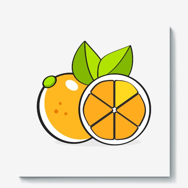 Холст «Апельсин»