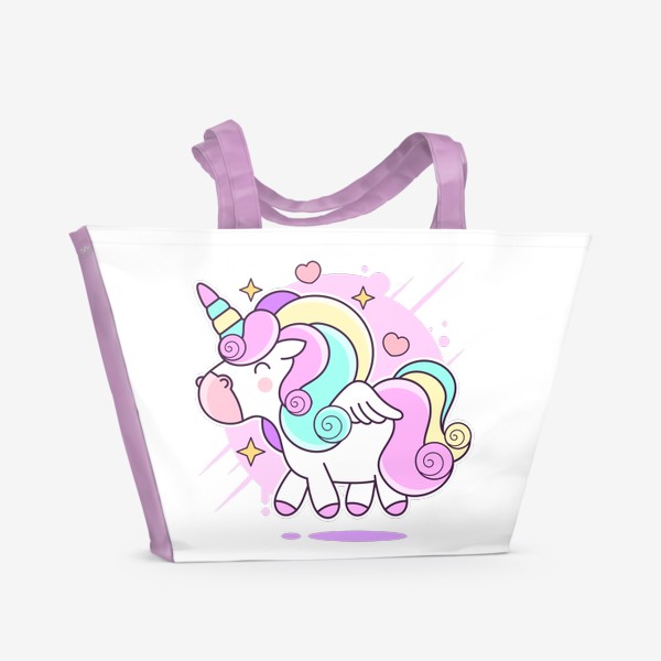 Пляжная сумка «Unicorn ponny»