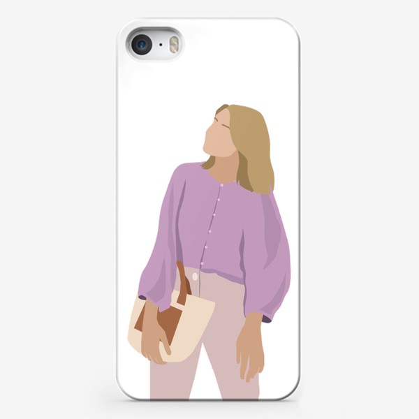 Чехол iPhone «Девушка, мода, фешн иллюстрация»