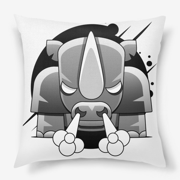 Подушка «носорог»