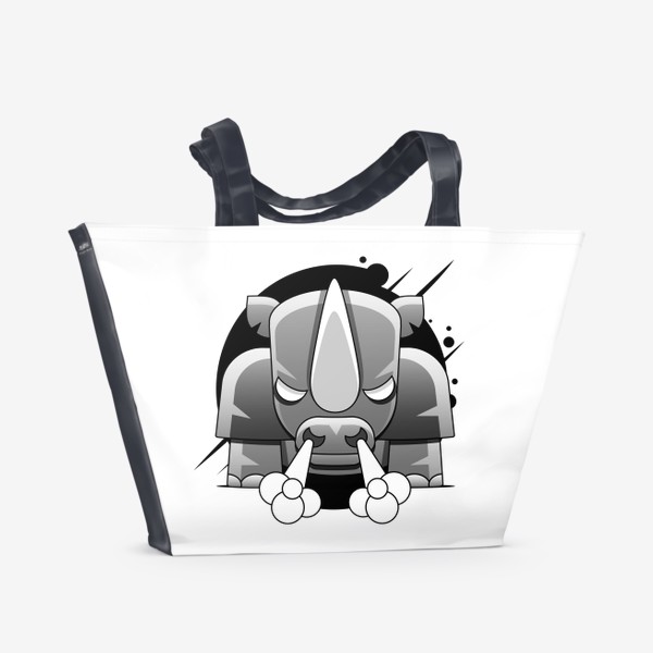 Пляжная сумка «носорог»