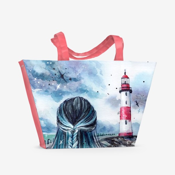 Пляжная сумка «русалочка»