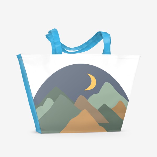 Пляжная сумка «Ночь в горах»