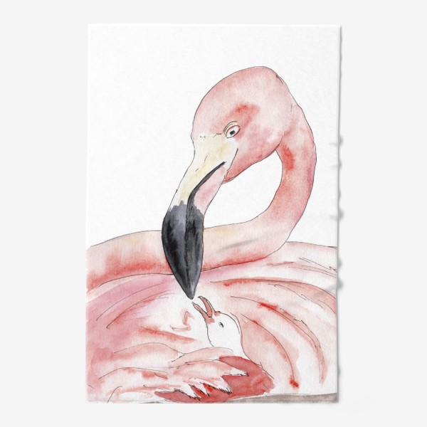 Полотенце «Фламинго. Розовые, как сама нежность»