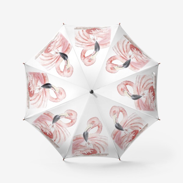 Зонт «Фламинго. Розовые, как сама нежность»