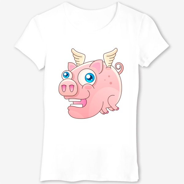 Футболка «Pig with wings»