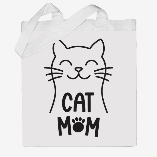 Сумка хб «Cat Mom. Котик»