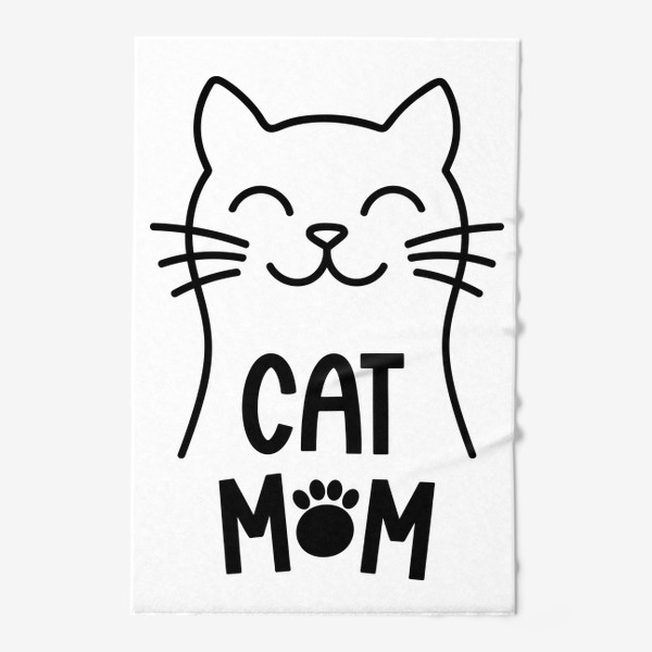 Полотенце &laquo;Cat Mom. Котик&raquo;